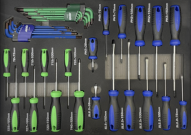 SP Tools Screwdriver set - slotted, phillips & Torx (38 pieces)